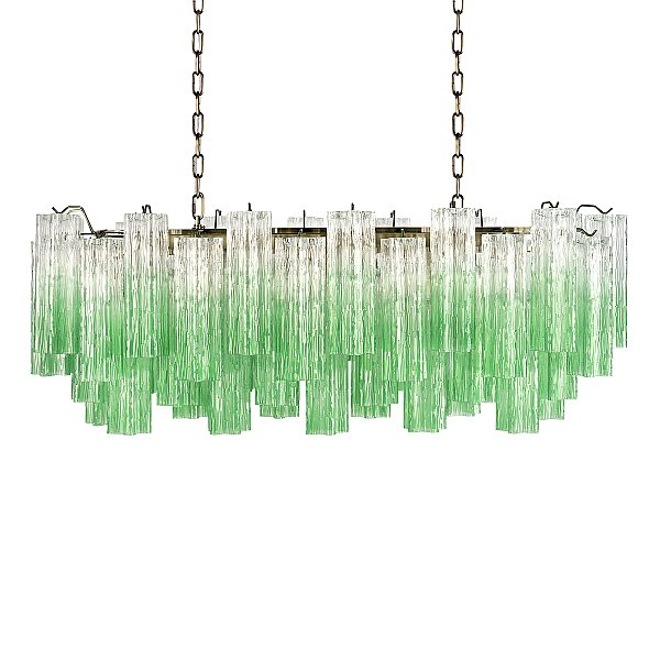 Подвесная люстра Murano Loft It 10580/1000R Clear green