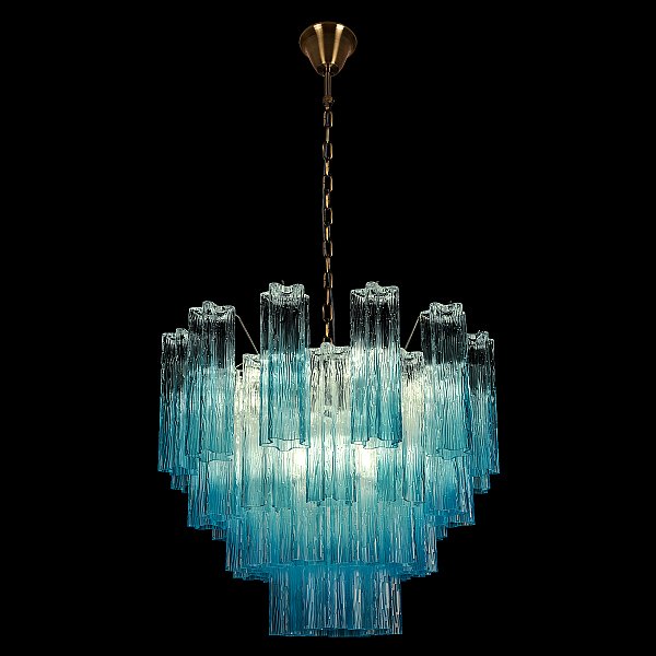 Подвесная люстра Murano Loft It 10580/600 Clear blue