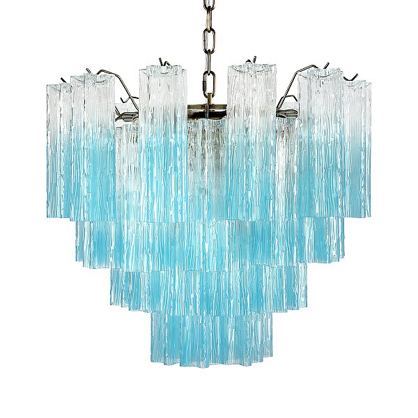 Подвесная люстра Murano Loft It 10580/600 Clear blue