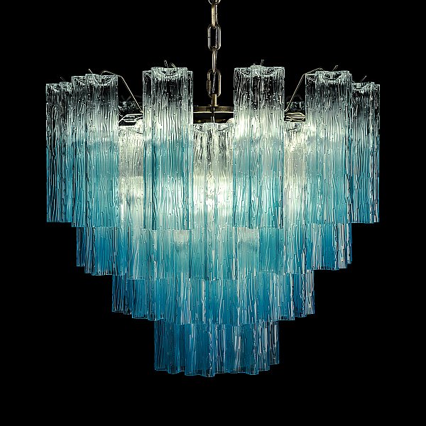 Подвесная люстра Murano Loft It 10580/600 Clear blue