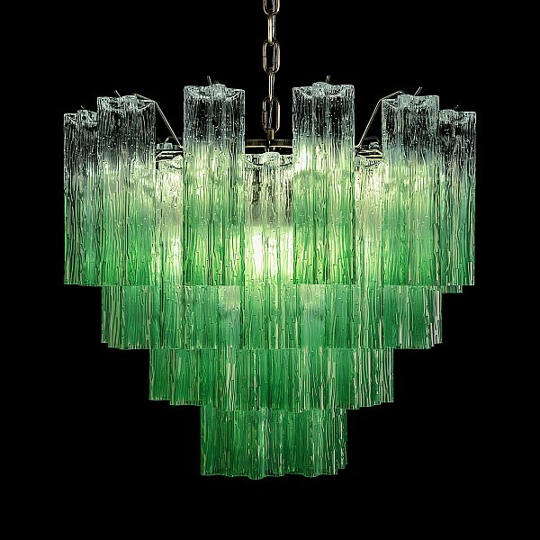 Подвесная люстра Murano Loft It 10580/600 Clear green