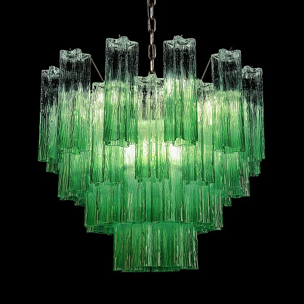 Подвесная люстра Murano Loft It 10580/600 Clear green