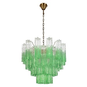 Подвесная люстра Murano Loft It 10580/600 Clear green