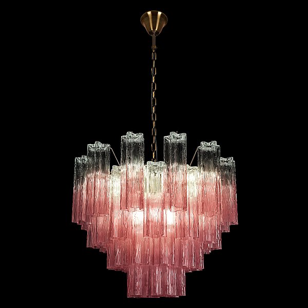 Подвесная люстра Murano Loft It 10580/600 Clear pink