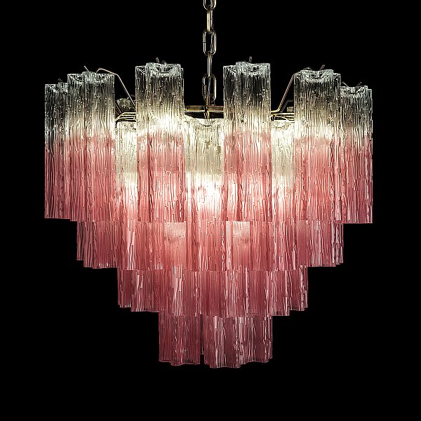 Подвесная люстра Murano Loft It 10580/600 Clear pink