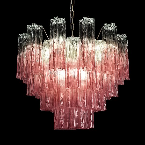 Подвесная люстра Murano Loft It 10580/600 Clear pink