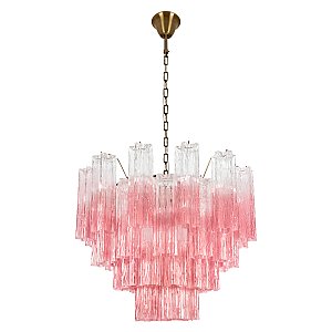 Подвесная люстра Murano Loft It 10580/600 Clear pink