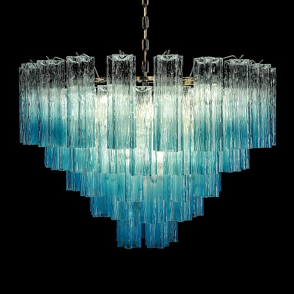 Подвесная люстра Murano Loft It 10580/800 Clear blue