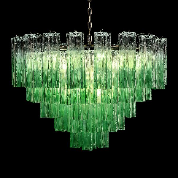 Подвесная люстра Murano Loft It 10580/800 Clear green