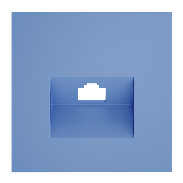Накладка для розетки компьютерной RJ45 кат.6, S70 (деним)