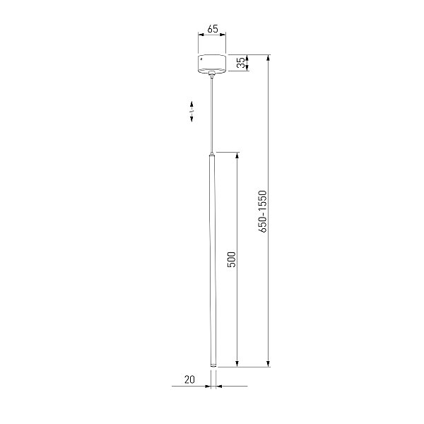 Подвесной светильник Flinn Elektrostandard 50263 LED 4W 4000К латунь