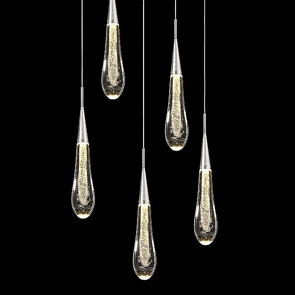 Подвесной светильник Pour Delight Collection DD20591-5 chrome