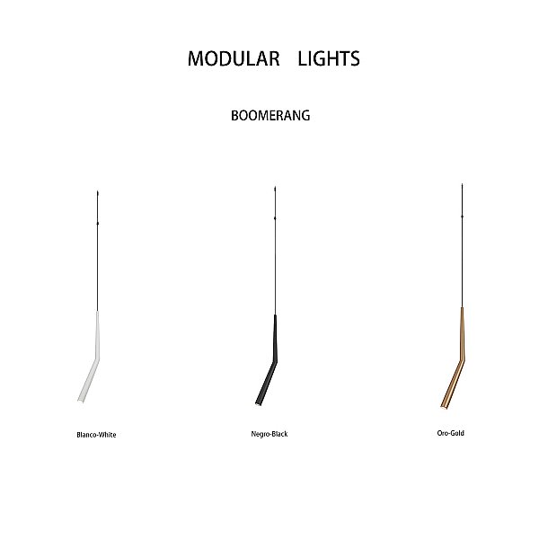 9245 Подвесной модульный светильник без основания BOOMERANG