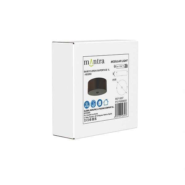 9357 Основание потолочное 1L MODULAR LIGHT FLORONES