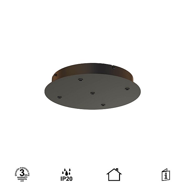 9365 Основание потолочное 5L MODULAR LIGHT FLORONES