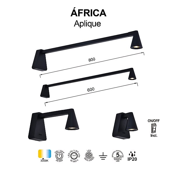 Настенный светильник AFRICA Mantra 9414