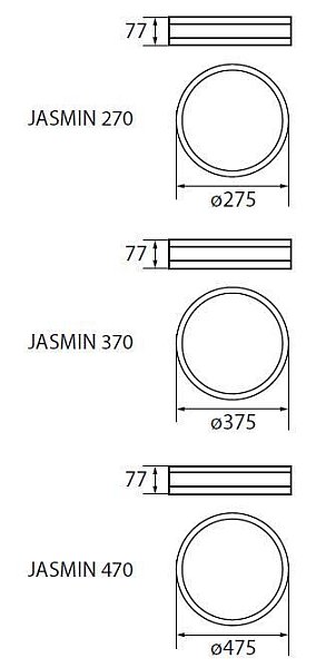 Светильник потолочный Kanlux Jasmin 23121