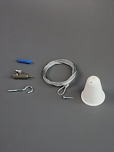 Комплект подвеса для шинопровода белый Kanlux Bsl 5015