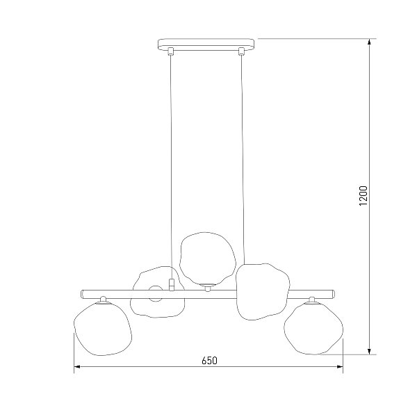 Подвесной светильник Lava Sabia TK Lighting 11111 Lava Sabia