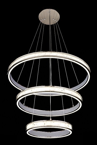 Подвесная люстра LEON Christine LE7702/800-3K Black Chrome