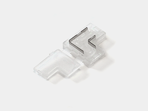 Пластиковый T-коннектор для светодиодной ленты 10мм SWG Standard Коннекторы CN-10MM-2P-T-SC-H