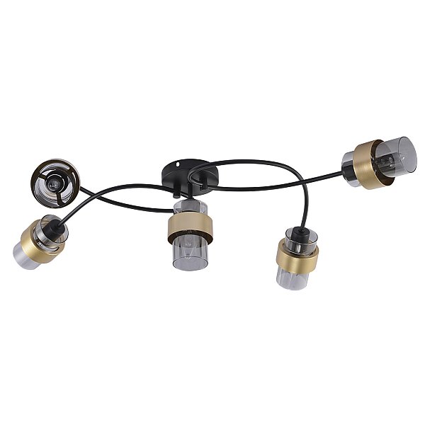 Потолочная люстра Escada 1139/5P Black/Gold