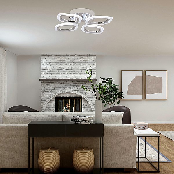 Потолочная люстра Escada 10222/4LED Chrome
