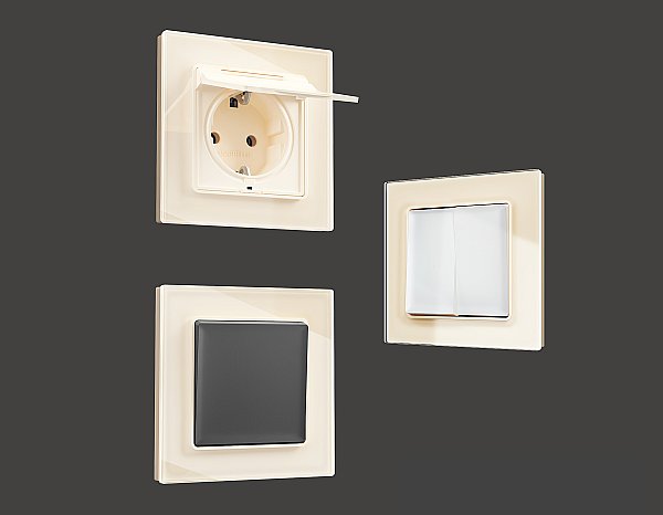 Рамка Ambrella Volt Platos Стекло органическое AF330303