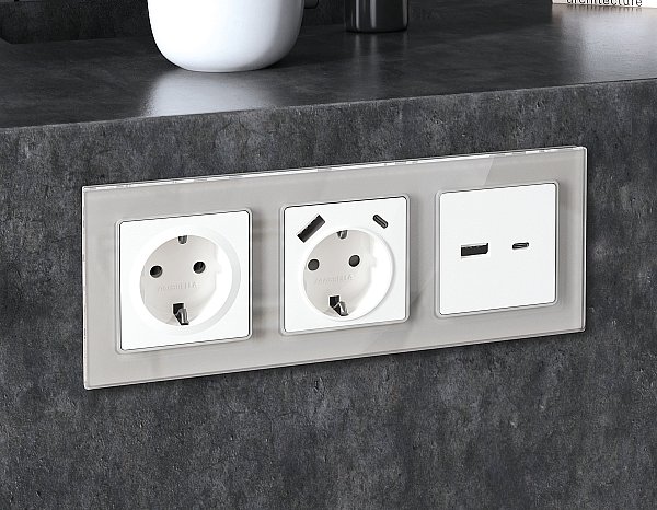 Рамка Ambrella Volt Platos Стекло органическое AF330402