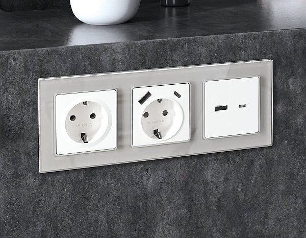 Рамка Ambrella Volt Platos Стекло органическое AF330403