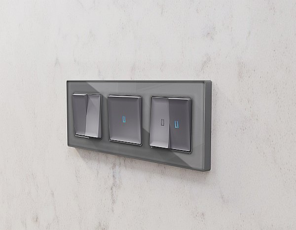 Рамка Ambrella Volt Platos Стекло органическое AF330503