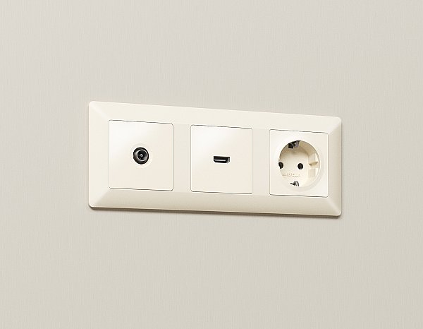 Розетка Ambrella Volt ALFA MA327010
