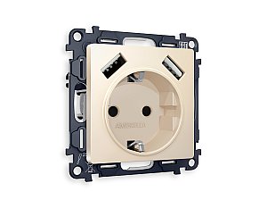 Розетка Ambrella Volt ALFA MA329010