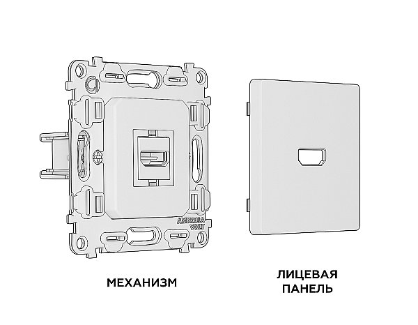 Розетка Ambrella Volt ALFA MA334010