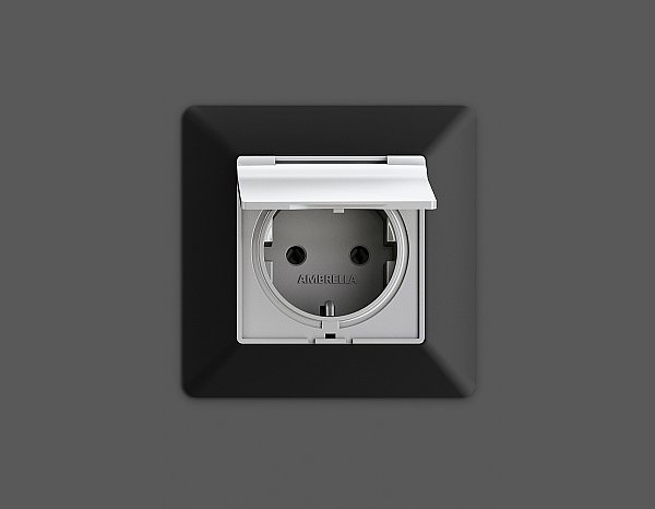 Розетка Ambrella Volt ALFA MA408010