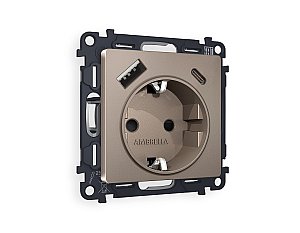 Розетка Ambrella Volt ALFA MA640010