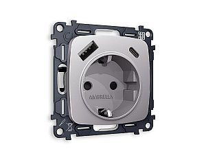 Розетка Ambrella Volt OMEGA MO510010