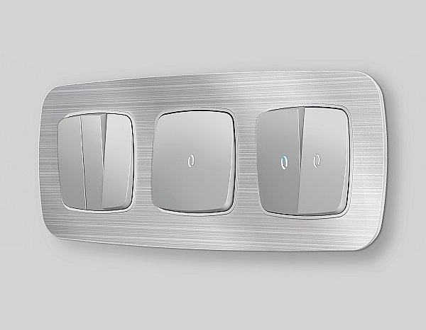 Рамка Ambrella Volt Radian Металл OF580103