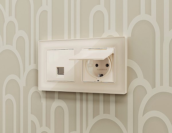 Розетка Ambrella Volt ALFA MA312005