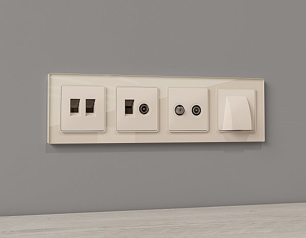 Розетка Ambrella Volt ALFA MA332510