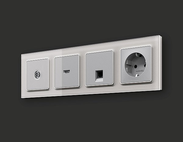 Розетка Ambrella Volt ALFA MA413005