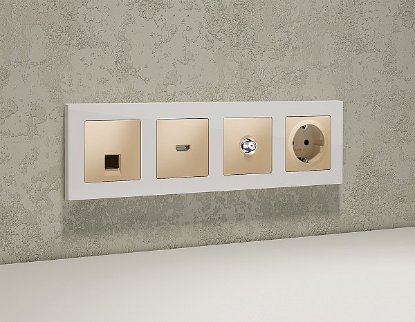 Розетка Ambrella Volt ALFA MA613050