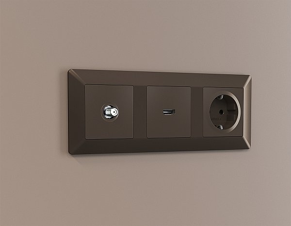 Розетка Ambrella Volt ALFA MA643050
