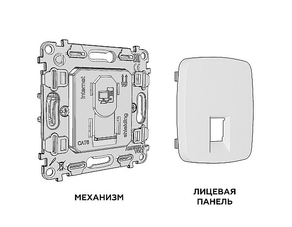 Розетка Ambrella Volt OMEGA MO312005