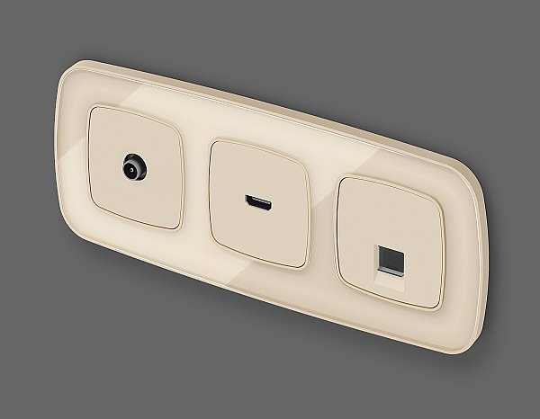 Розетка Ambrella Volt OMEGA MO332005