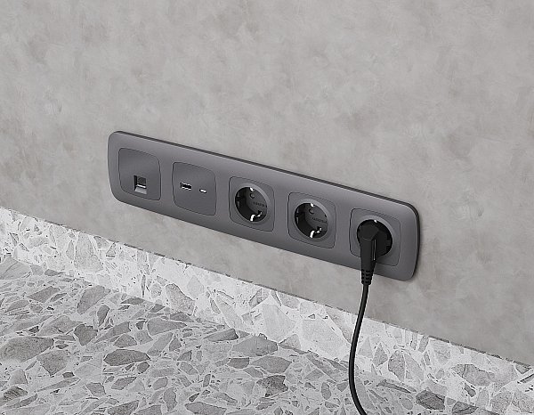 Розетка Ambrella Volt OMEGA MO662005