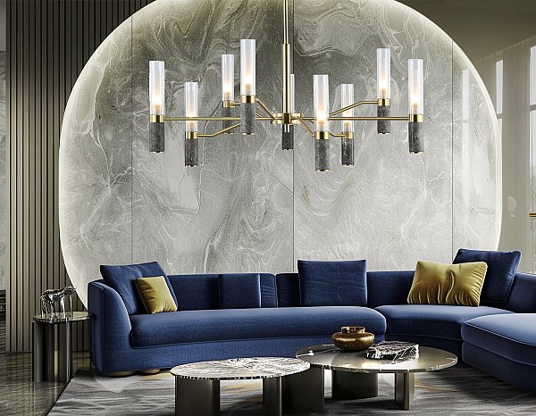 Люстра на штанге Ceramo Modern Ambrella LH53355