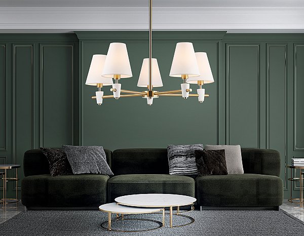 Люстра на штанге Ceramo Classic Ambrella LH75044