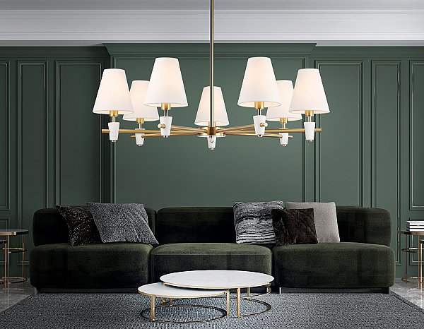 Люстра на штанге Ceramo Classic Ambrella LH75045