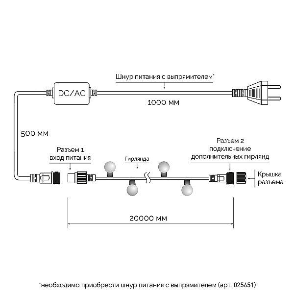 Гирлянда Arlight 025631